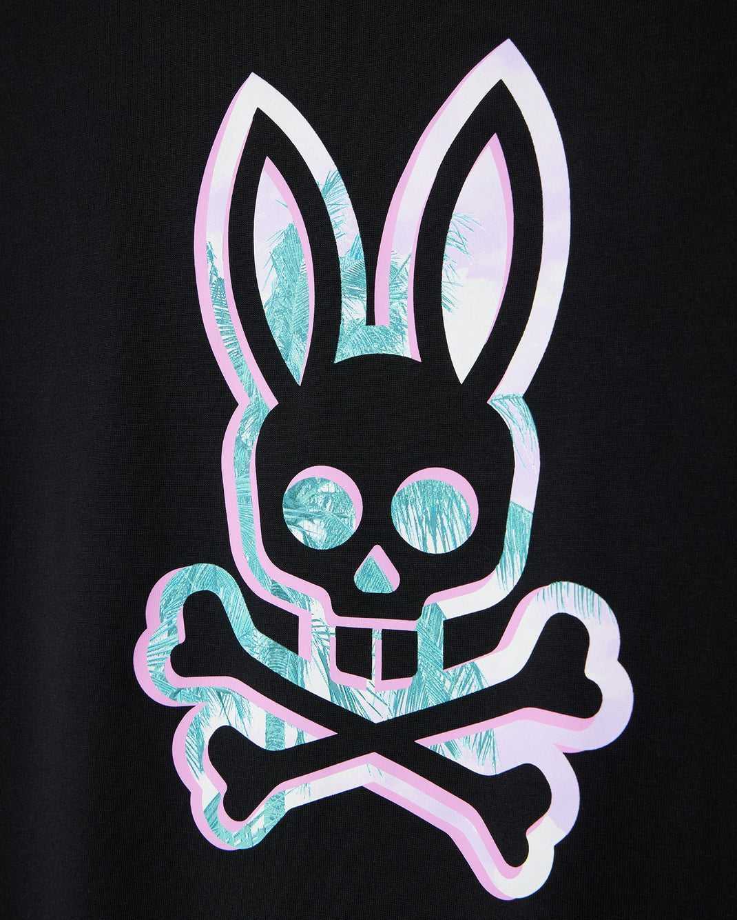 T Shirt Graphique Psycho Bunny Leonard Graphic Tee Noir Homme | GAH-95466228